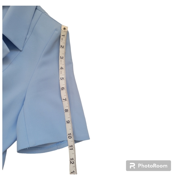 Vintage Blue mini 60's style jacket blazer dress Sise XS - Picture 8 of 11